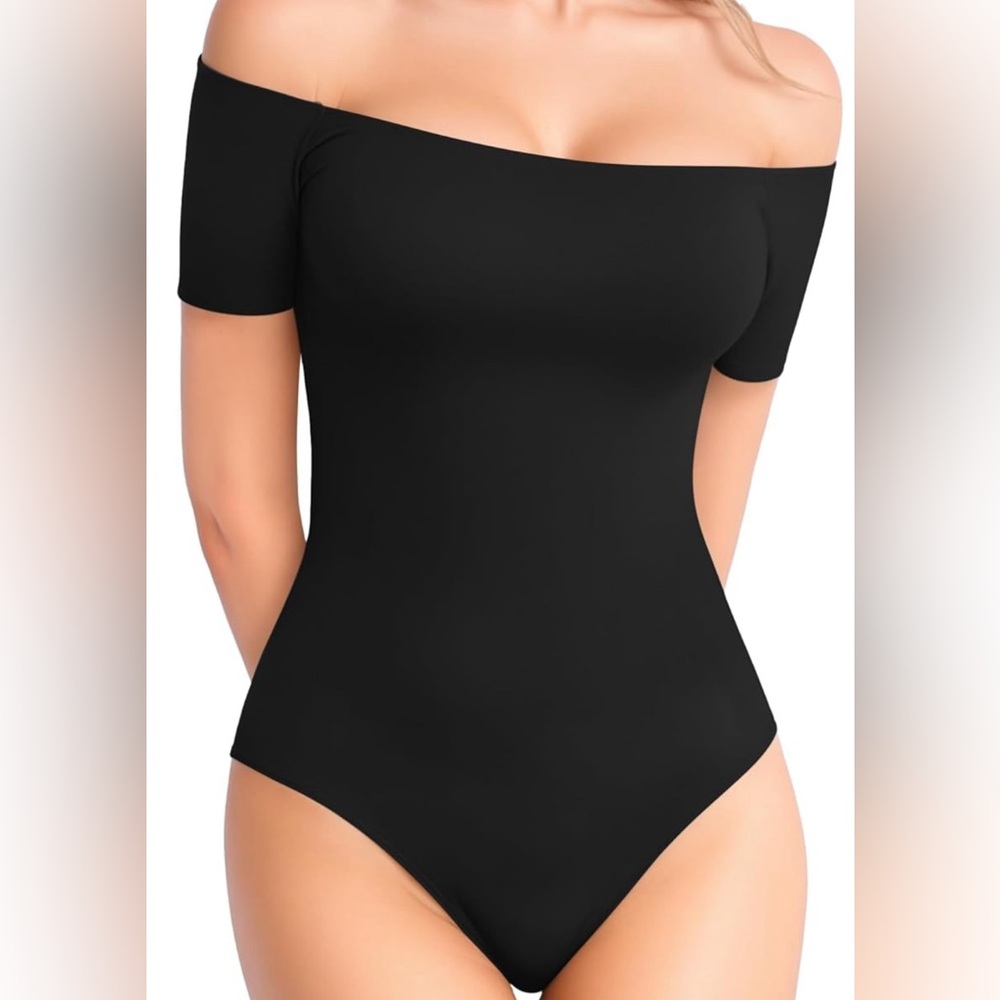 Mangopop Off shoulder Bodysuit- NWT
